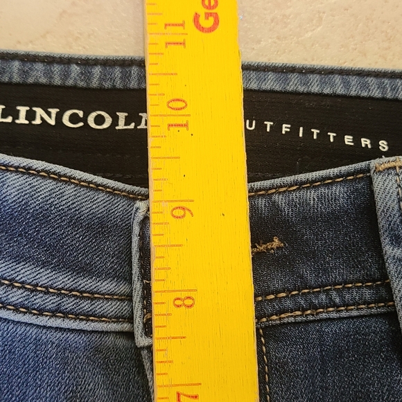 Lincoln Outfitters Fleece Lined Winter Denim Bootcut Size 8 Mid Rise Jeans - Picture 9 of 10
